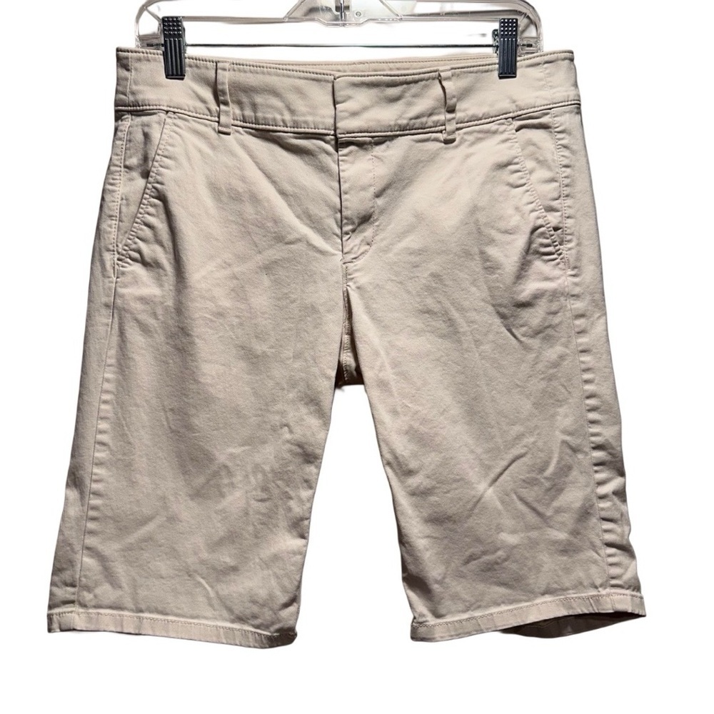 LOFT Soft Bermudas in Cream Cotton Size 6, VGUC - Picture 3 of 16